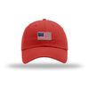 American Flag Flex Patch Structured Hat - RED