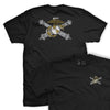 Marine Corps Artillery T-Shirt - BLACK