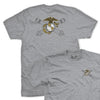 Marine Corps Artillery T-Shirt - HEATHER GREY