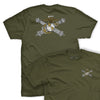 Marine Corps Artillery T-Shirt - OD GREEN