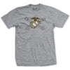 Marine Corps Artillery Vintage T-Shirt - HEATHER GREY