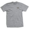 Left Chest Marine Corps Artillery T-Shirt - HEATHER GREY