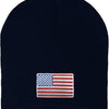 American Flag Beanie - NAVY