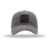 Blackout EGA Square PVC Patch Unstructured Dad Hat - GREY