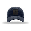 Blackout EGA Square PVC Patch Unstructured Dad Hat - NAVY