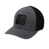 Blackout EGA Square PVC Patch Flexfit Structured Trucker - GRAPHITE/BLACK