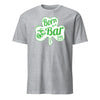 Shamrock Born in a Bar T-Shirt - HEATHER GREY