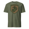 Brotherhood Shield Bronze T-Shirt - OD GREEN