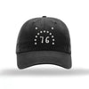 Bennington Flag Unstructured Hat - BLACK