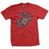Blackout Woodland EGA T-Shirt - RED