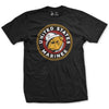 Bulldog Vintage Seal T-Shirt - BLACK