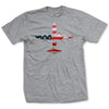 C-130 "Herc" Rivet Flag T-Shirt - H GREY