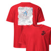 Chosin Reservoir Battle Map Map T-Shirt - RED