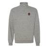 Combat Logistics Battalion 24 Quarter Zip Sweatshirt - Heather Grey