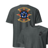 Combat Logistics Battalion 24 Front & Back T-Shirt - Charcoal Heather