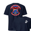 Combat Logistics Battalion 26 Front & Back T-Shirt - Navy