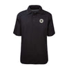 Leatherneck For Life D-Day Invasion Star Performance Polo Shirt - BLACK