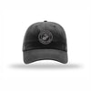 USMC Seal Carbon Fiber Patch Dad Hat - BLACK