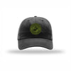 USMC Seal OD Green Patch Dad Hat - BLACK