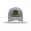 USMC Seal OD Green Patch Dad Hat - GREY