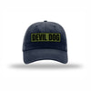 Devil Dog OD Green Patch Dad Hat - NAVY