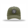 Earned Never Given Carbon Fiber Patch Dad Hat - OLIVE