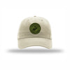 USMC Seal OD Green Patch Dad Hat - STONE