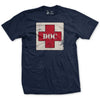 DOC Vintage Cross T-Shirt - NAVY