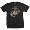 Desert MARPAT EGA T-Shirt - BLACK