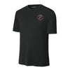 Earned Never Given Circle Performance T-Shirt - BLACK