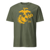 Eagle Globe & Anchor Established T-Shirt - OD GREEN