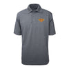 Leatherneck For Life Aqua Dry 1ST Airwing Performance Polo Shirt - GREY