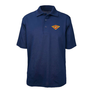 Leatherneck For Life Aqua Dry 1ST Airwing Performance Polo Shirt