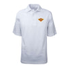 Leatherneck For Life Aqua Dry 1ST Airwing Performance Polo Shirt - WHITE