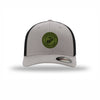 Flexfit USMC Seal OD Green Patch Structured Trucker - SILVER/BLACK