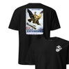 Fly With the Marines Recruiting Poster T-Shirt - BLACK