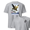 Fly With the Marines Recruiting Poster T-Shirt - HEATHER GRAY