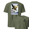 Fly With the Marines Recruiting Poster T-Shirt - OD GREEN