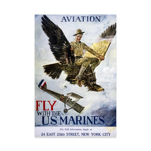 Fly With the U.S. Marines- New York, NY Poster