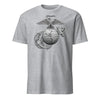 Granite Eagle Globe & Anchor T-Shirt - HEATHER GRAY