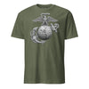 Granite Eagle Globe & Anchor T-Shirt - OD GREEN