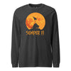 Halloween Semper Fi Longsleeve T-Shirt - CHARCOAL HEATHER