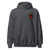 HMLA-773 Red Dog Squadron Perfectweight Hoodie - Charcoal Heather