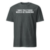 I Was Told There Would Be Drinking T-Shirt - CHARCOAL HEATHER