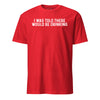 I Was Told There Would Be Drinking T-Shirt - RED