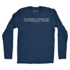 Longsleeve If Everyone is Thinking Alike Patton Quote T-Shirt - NAVY