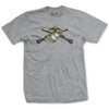 Marine Corps Infantry Vintage T-Shirt - HEATHER GREY