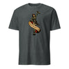 Infantry Pin-Up with M4 M203 and Bottle T-Shirt - CHARCOAL HEATHER