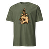 Infantry Vietnam Pin-Up On Skull T-Shirt - OD GREEN