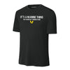 It's a Marine Thing Performance T-Shirt - BLACK
